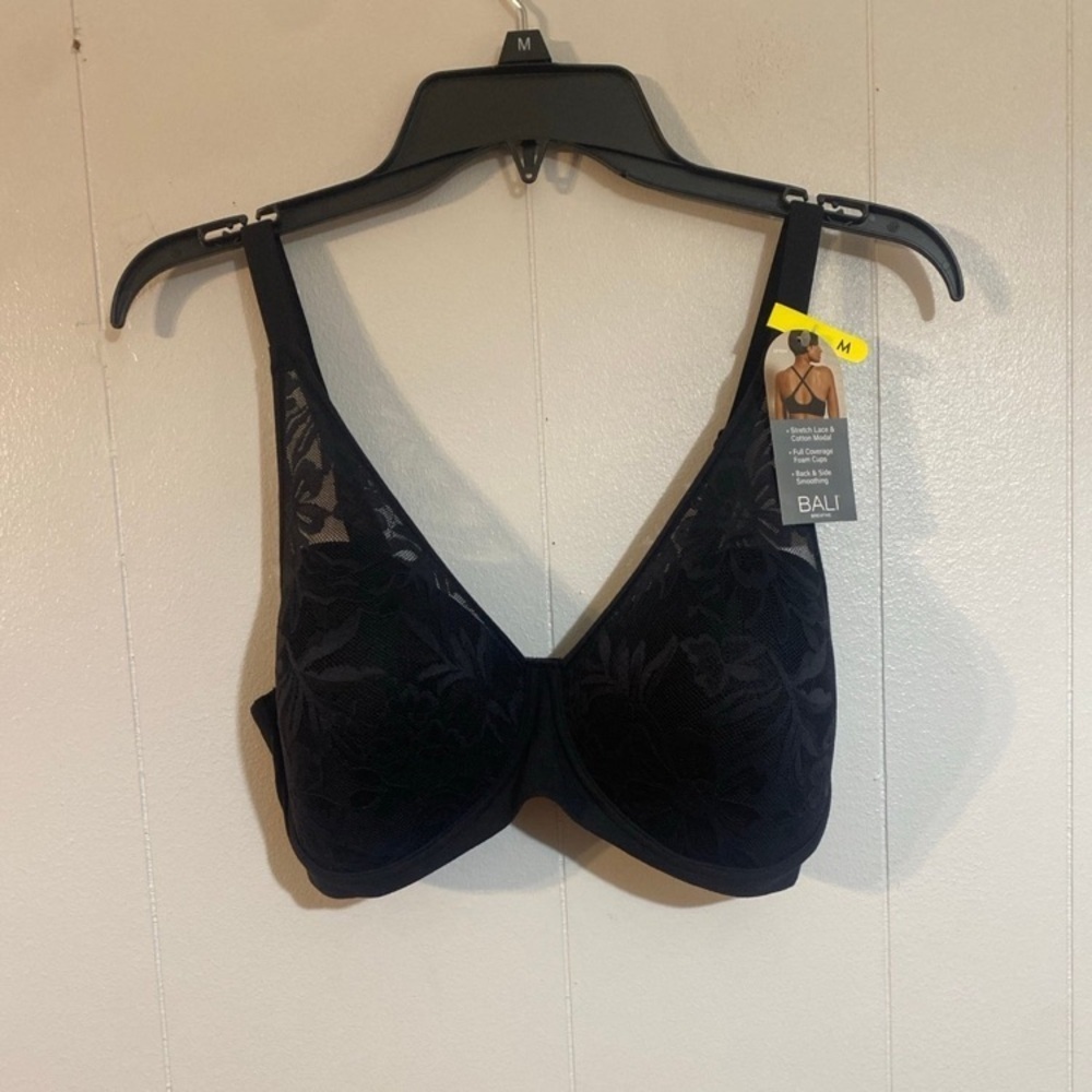 Bali Women's Breathe Modal T-Shirt Bra Breathable Wireless Full-Coverage NWT M - Picture 8 of 12
